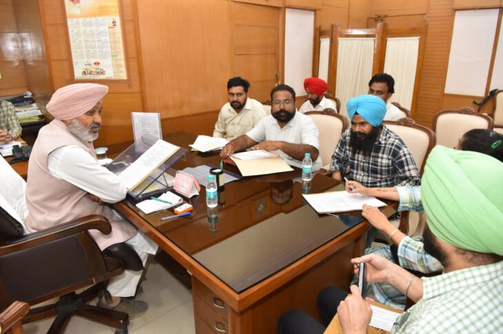 Punjab News:Minister Harpal Singh Cheema Holds 3-hour Meeting with Employee Unions; Directs Departments to Expedite Resolution of Demands