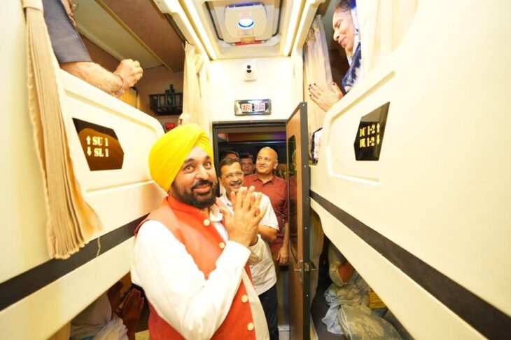 Punjab News:Punjab Expands Pilgrimage Scheme, 15 Buses Depart With Elderly Pilgrims for Salasar Balaji Dham-Shri Khatu Shyam, Haridwar-Rishikesh and Mathura Ji-Vrindavan Dham