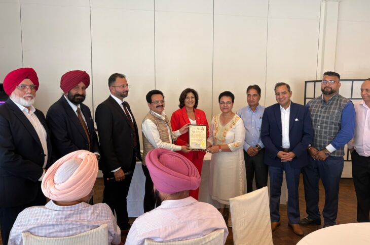 Punjab News:Punjab State Food Commission Chairman Bal Mukand Sharma Highlights Punjab’s Nutrition Gardens & Agri-Export Potential at Global Seminar in Canada