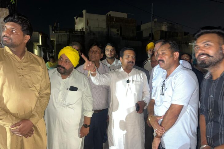 Patiala News:Tez Bagh Colony’s Main Road Lights Up