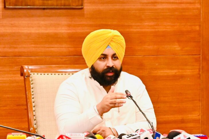 Punjab News:Bhagwant Mann Govt to Launch 10-Day Special Cleanliness Drive to Eliminate All Garbage Vulnerable Points Across Punjab: Harjot Singh Bains