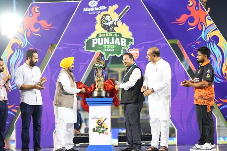 Punjab News:CM Bhagwant Singh Mann inaugurates Punjab’s first-ever Sher-e-Punjab T20 Cricket League; Says League to give wings to Punjab’s cricketing talent