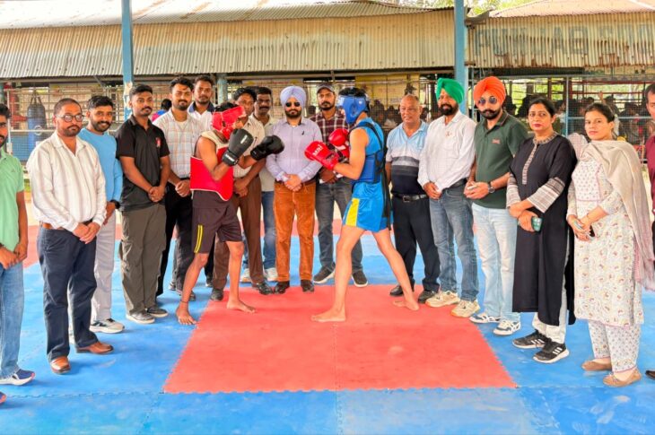 Patiala News:Boys/Girls Wushu Competitions were held in the 70th District School Tournament