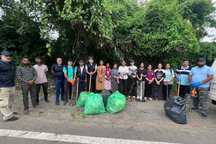 Patiala News:Day 3: About 4 tons waste lifted in 3 days from Patiala Roads under PPCB’s Mission Clean Patiala Road Cleaning Drive;