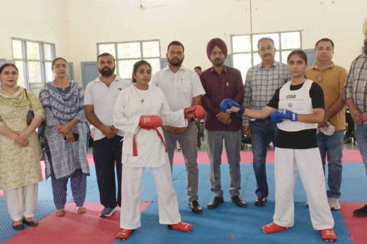Patiala News:Girls' karate competitions held in 70th District School Tournament
