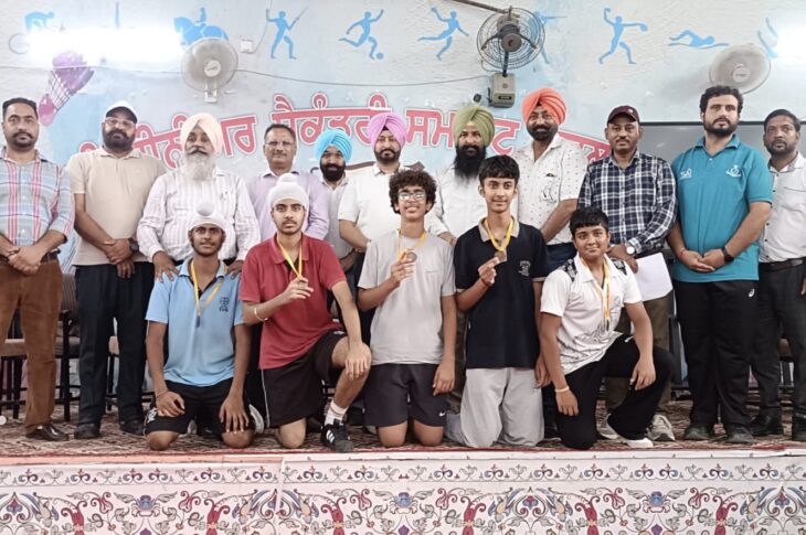 Patiala News:Boys' chess competitions were held in the district school tournament