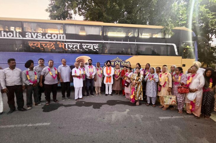 Patiala News:MLA Kohli sends buses from Sulur to Mathura, Vrindavan under Chief Minister's pilgrimage
