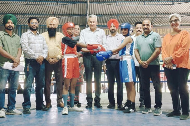 Patiala News:Under-17 girls' boxing competitions held in 70th Inter-District School Games