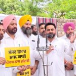 Punjab News:AAP Protests Across Punjab Against BJP Over Its Leaders Paying Tribute to 1984 Anti-Sikh Riots Convict Sajjan Kumar