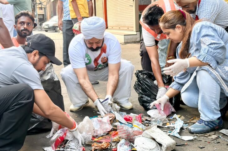 Patiala News:Cleanliness campaign led by MLA Ajitpal Singh Kohli