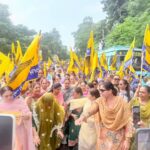 Punjab News:AAP Women’s Wing Holds Massive Protest In Samrala Over Assault Of Elderly Dalit Woman at Akali Dal Office