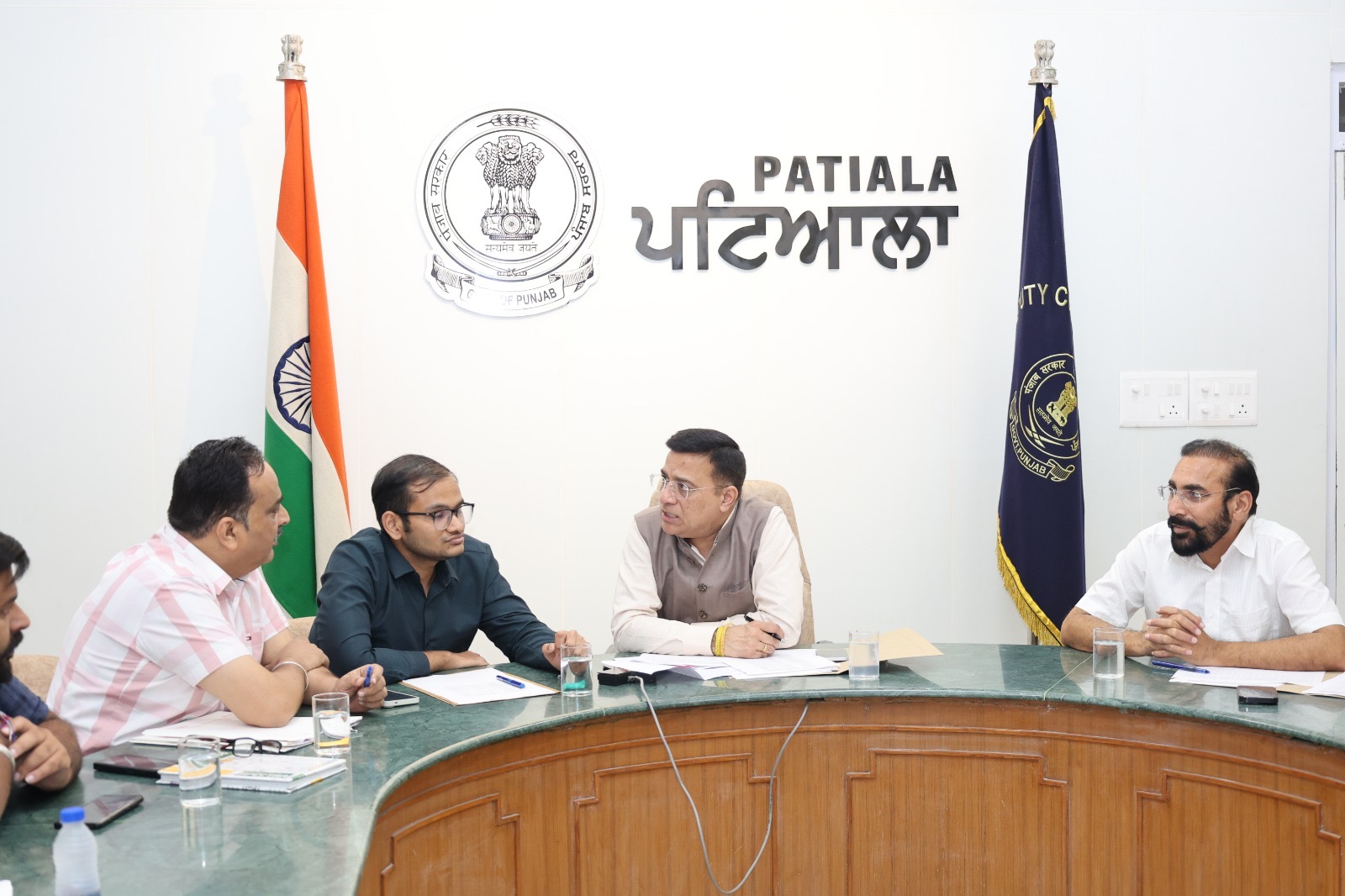 Patiala News:Role Observer Vinay Bublani reviews the process of revision of voter lists under SIR-2026