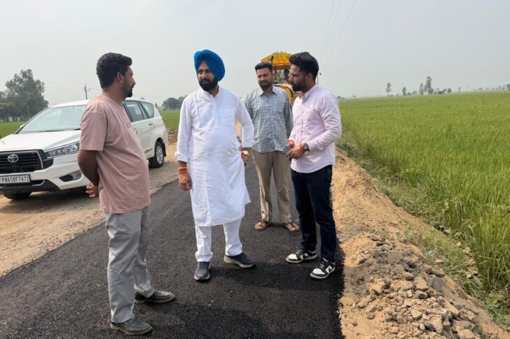 Patiala News:Roads in Sutrana constituency will be constructed soon - Kulwant Singh Bazigar