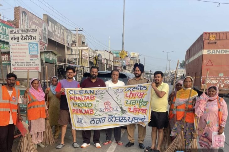 Patiala News:Cleanliness drive under Mission Clean Punjab at Municipal Council Patran and Nagar Panchayat Ghagga