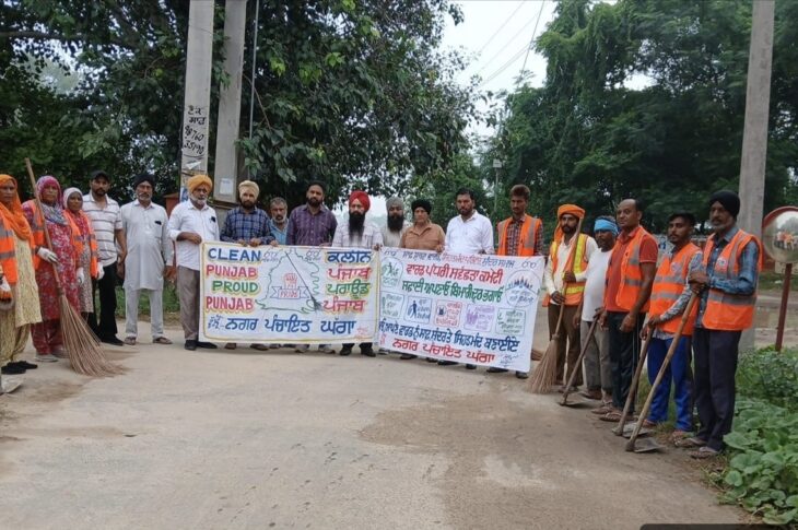 Patiala News:Cleanliness campaign in Patran and Ghagga under Mission Clean Punjab