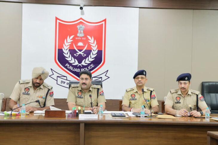 Patiala News:SSP Patiala Harmandeep Singh Hans Reviews Crime Situation, Directs Swift Action Against Criminals