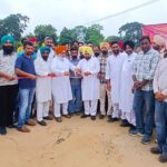Patiala News:Harchand Singh Burst inaugurates the construction work of a new bridge on the Bhakra Canal on the road leading to Joramajra.
