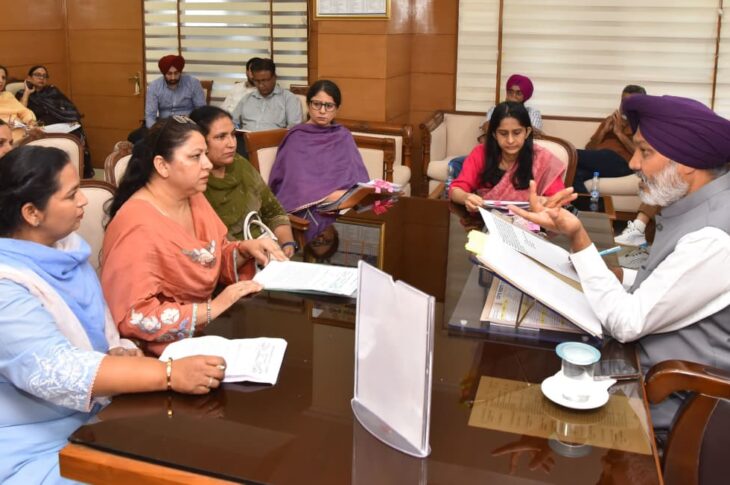 Punjab News:Finance Minister Harpal Singh Cheema Holds Extensive Discussions With Various Employee Unions & Welfare Associations