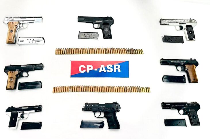 Punjab News:ILLEGAL ARMS SUPPLY NETWORK BUSTED IN AMRITSAR; TWO HELD WITH 8 PISTOLS