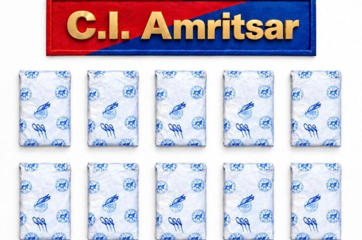 Punjab News:10KG MORE HEROIN RECOVERED IN AMRITSAR; KEY OPERATIVE HELD