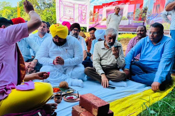 Punjab News:Nangal to get 500-seat ultra-modern auditorium: Harjot Bains kicks off ₹19-CR Infra projects at School of Eminence