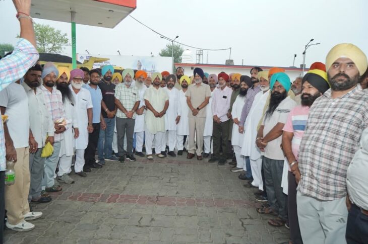 Patiala News:A large convoy led by Surjit Singh Rakhra leaves for 'Jashan-e-Inquilab' from Samana
