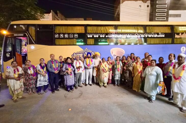 Patiala News:MLA Ajitpal Singh Kohli gave the green signal to the pilgrimage bus