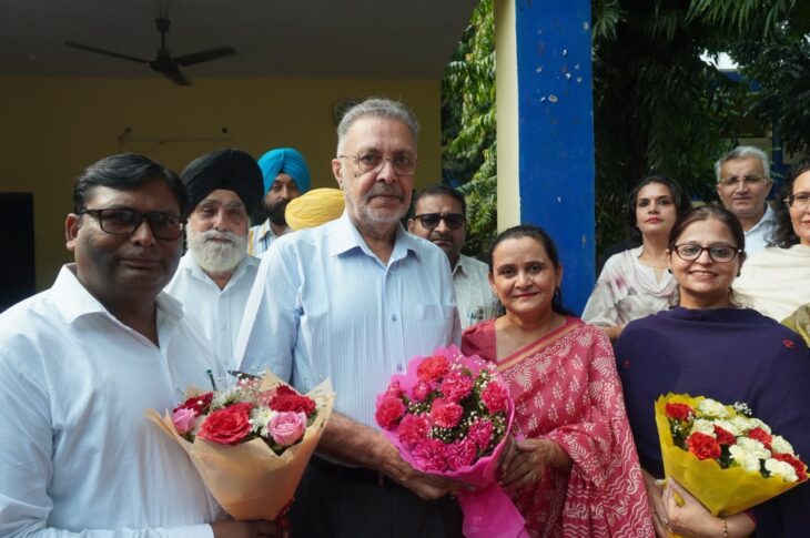 Patiala News:Health Minister attended the parent-teacher meeting at Government Senior Secondary School, Tripuri.