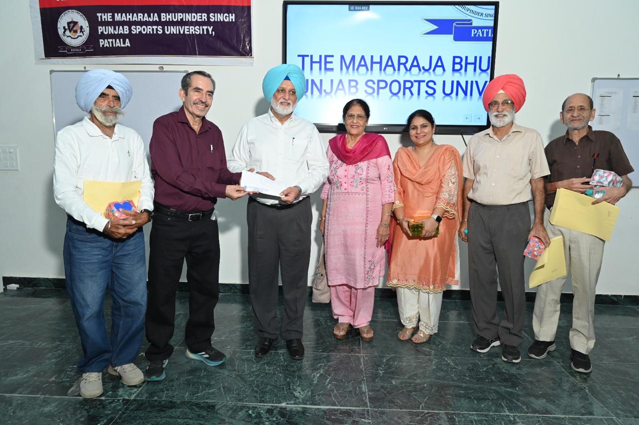 Patiala News:Punjab Sports University gave a unique message to the society about taking care of the elderly - Olympian Dr. Rupa Saini