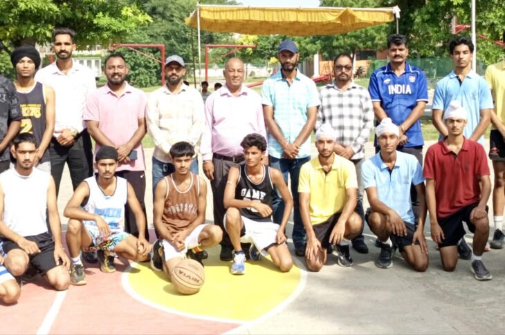 Patiala News:District level basketball competitions were held in the Season/4 of Sports Watan Punjab.