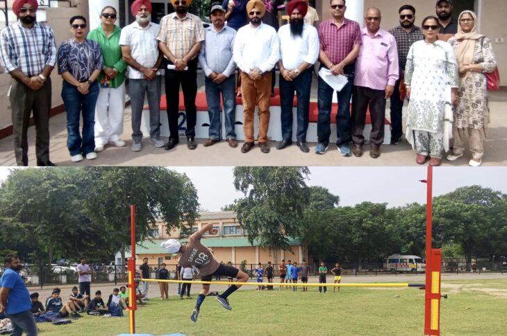 Patiala News:Athletics competitions were held in the 70th District School Tournament.