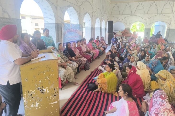 Patiala News: Emphasis on making women self-reliant under Aajeevika Mission at Kallar Bhaini