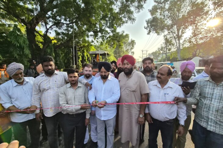 Patiala News:MLA Kohli inaugurated the construction work of the road to be built at a cost of Rs 50 lakhs