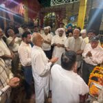 Patiala News:On the occasion of Navratri, Brahman Sabha President Shiv Kumar Sharma lit the Jyoti Prachanda at Mata Ki Chowki in Mata Kali Devi Temple.