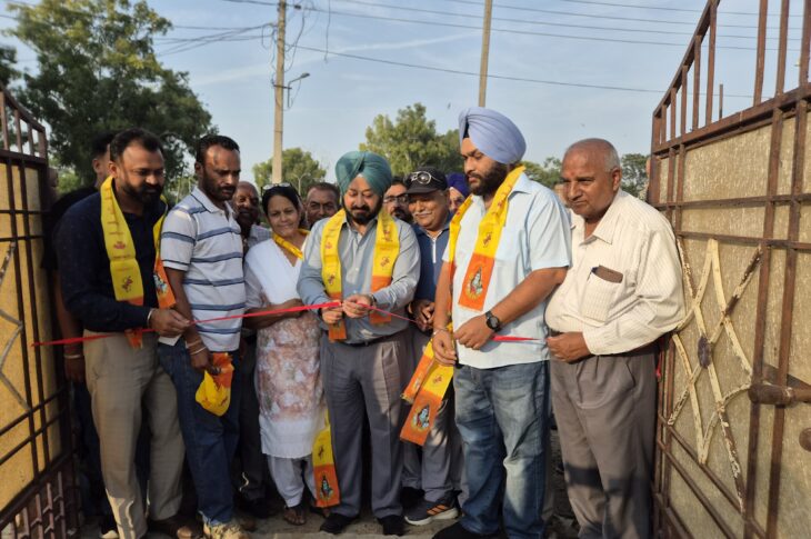 Patiala News:MLA Ajitpal Singh Kohli inaugurated the work of Dharamshala to be built at a cost of Rs. 50 lakhs.