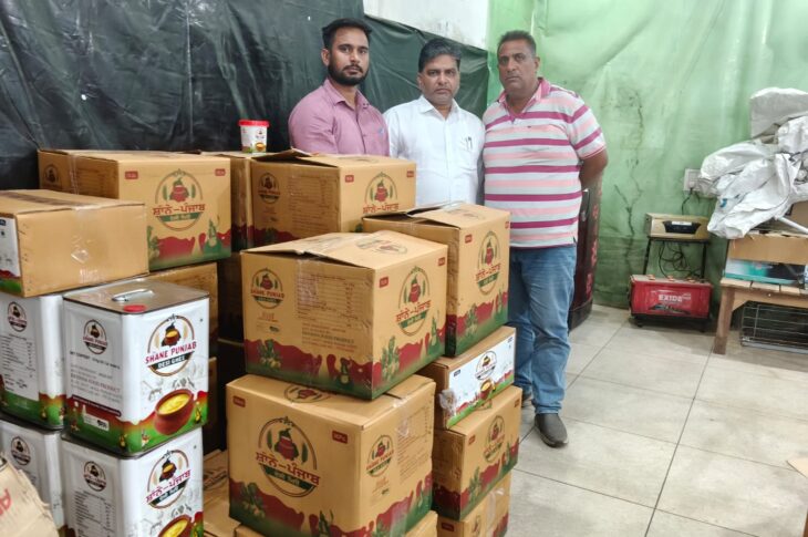 Patiala News:Food Safety team, Patiala Conducts special Drive; Over Five Quintals of Ghee Seized on Suspicion
