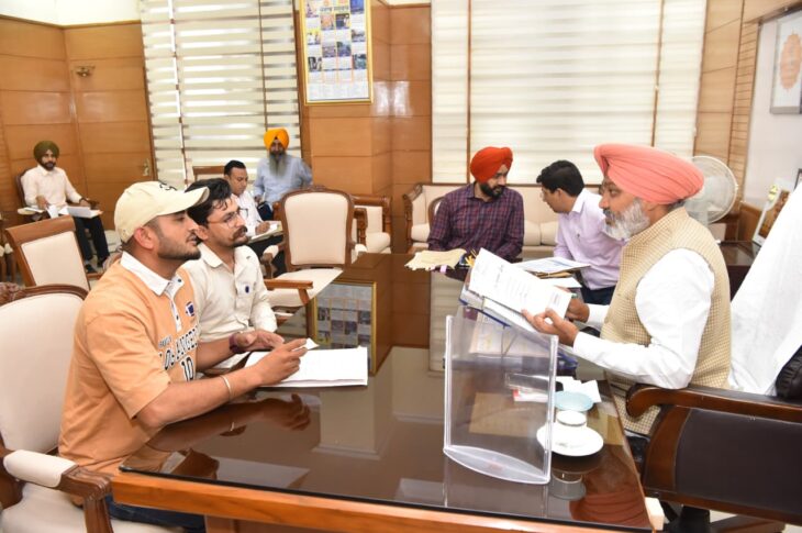 Punjab News:Finance Minister Harpal Singh Cheema Meets Employee Unions, Assures Time-Bound Solutions to Demands