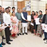 Punjab News:Bhagwant Mann Govt Distributes Appointment Letters to 9 Candidates on Compassionate Grounds in Transport Department