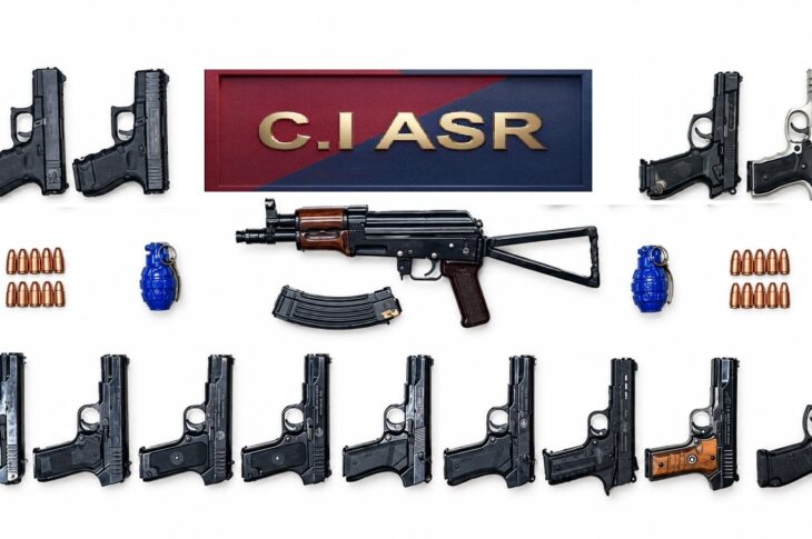 Punjab News:FATHER-SON DUO AMONG FIVE HELD WITH ASSAULT RIFLE, 2 HAND GRENADES AND 13 PISTOLS IN AMRITSAR