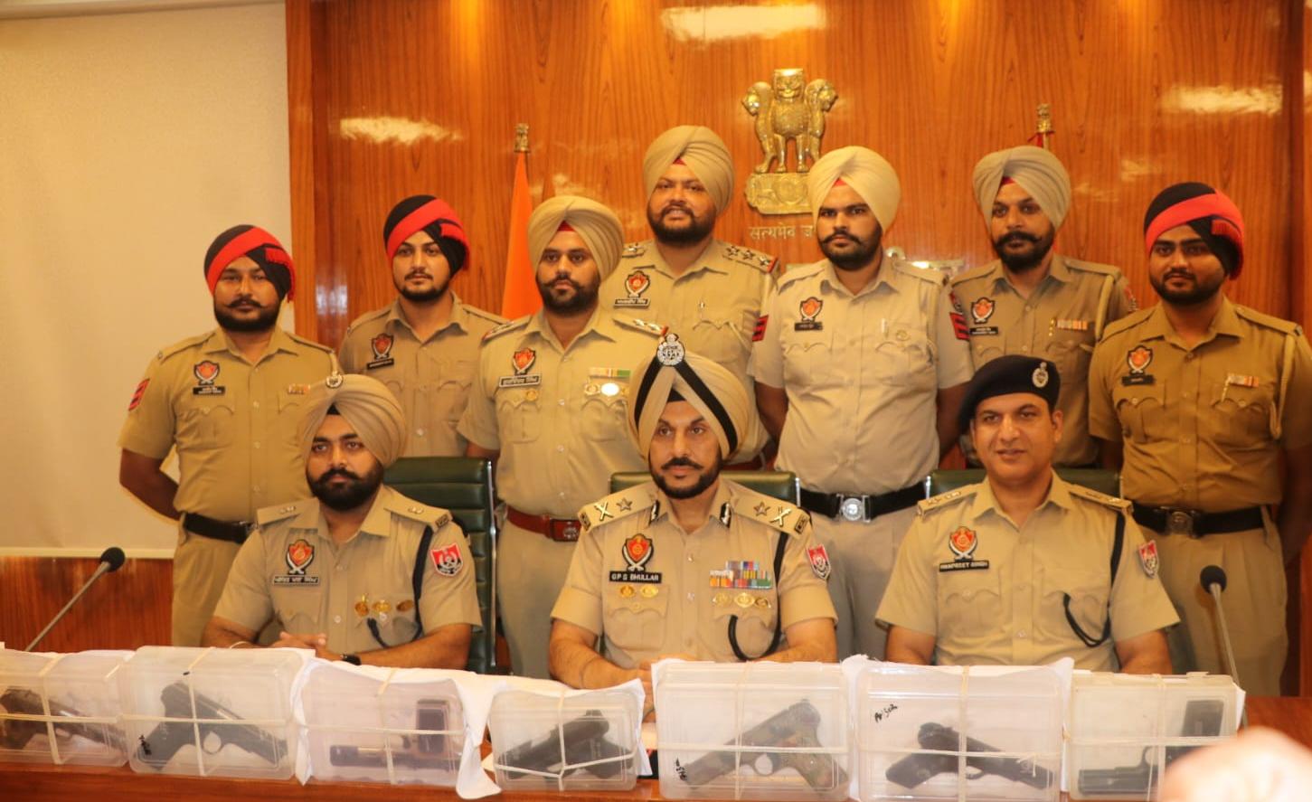Punjab News:THREE UTTRAKHAND RESIDENTS AMONG FOUR HELD WITH SEVEN SOPHISTICATED PISTOLS