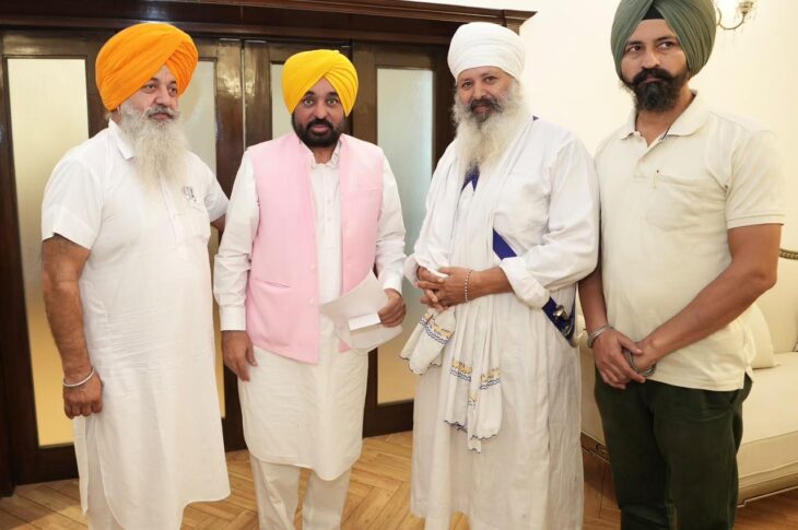 Punjab News:Dharam Yudh Morcha Delegation Meets CM Bhagwant Singh Mann, Seeks SIT Probe Into Sexual Assault Case Against SGPC Member Amarjit Singh Chawla