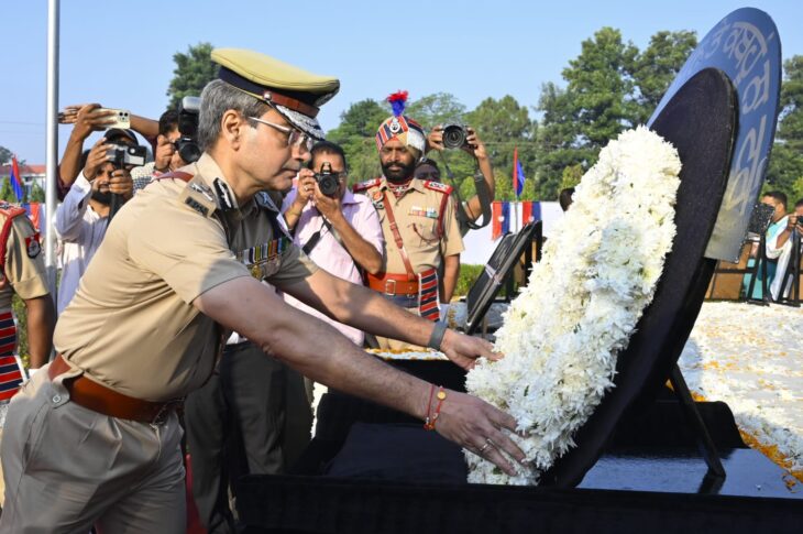 Punjab News:POLICE COMMEMORATION DAY OBSERVED AT PAP HQs; DGP GAURAV YADAV PAYS GLOWING TRIBUTES TO POLICE MARTYRS