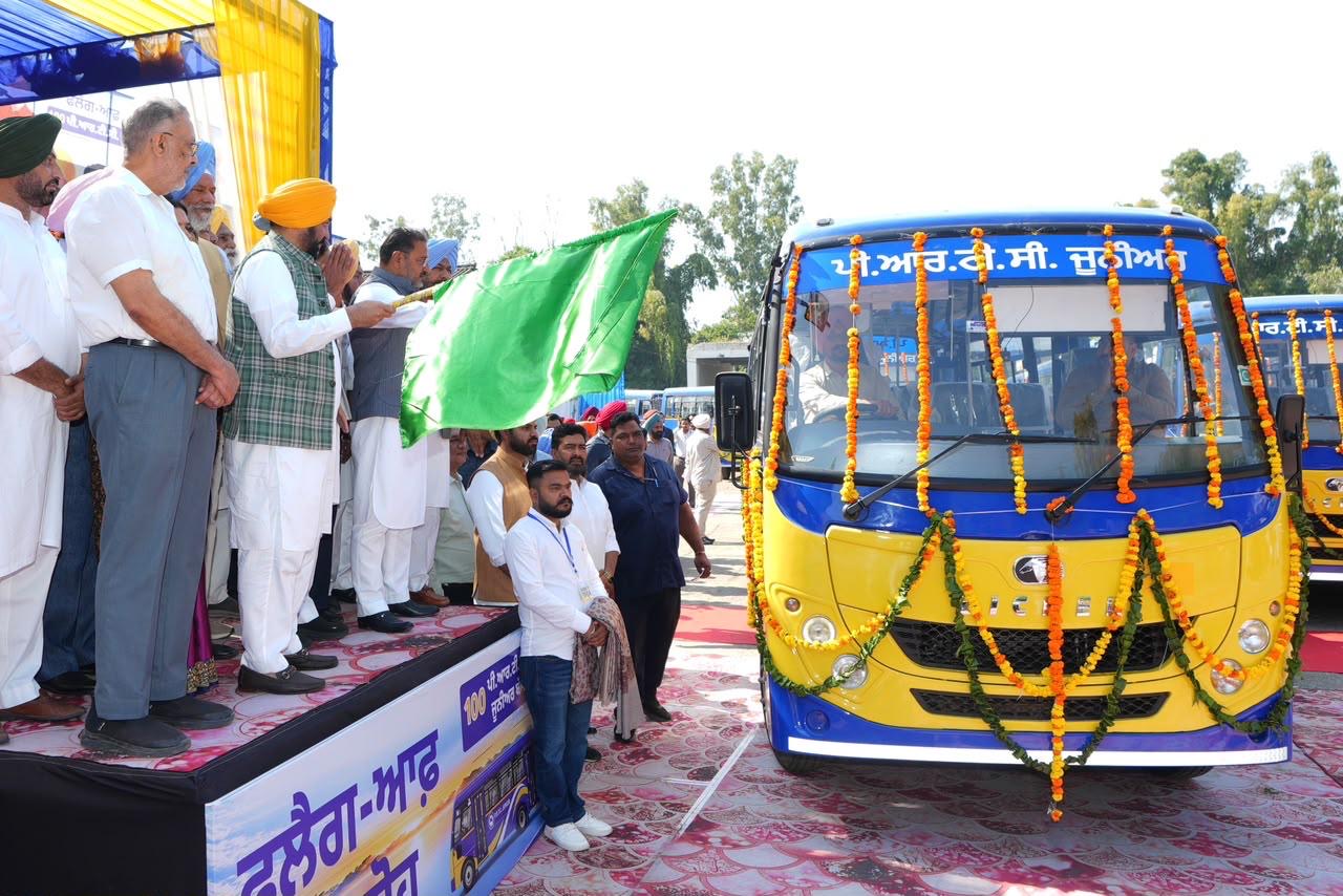 Patiala News:100 Mini Buses Will Connect Punjab’s Villages With Cities: CM Bhagwant Singh Mann