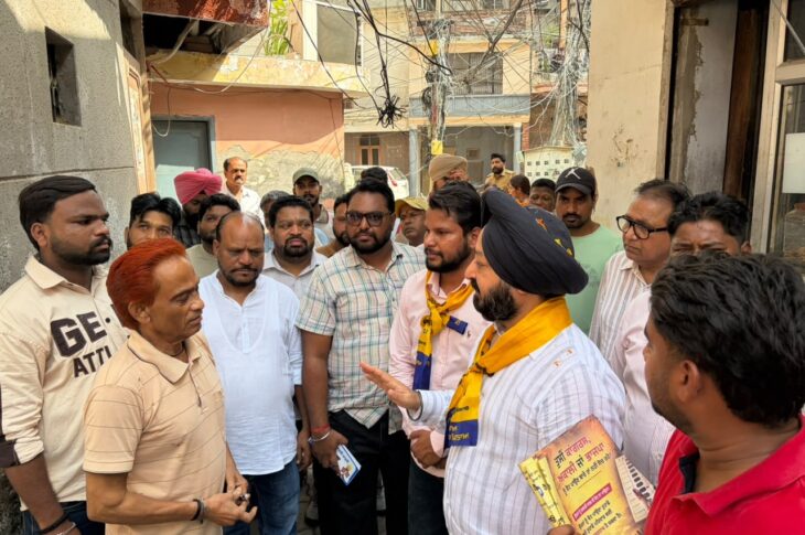 Patiala News:'Maan De Munafye' campaign: MLA Ajitpal Singh Kohli conducted door-to-door visits at Ward No. 52