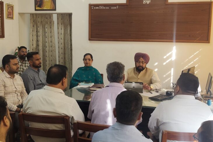 Patiala News:SDM and DHO Meet Sweet Shop Owners, Dairy Sellers Ahead of Festive Season in Nabha