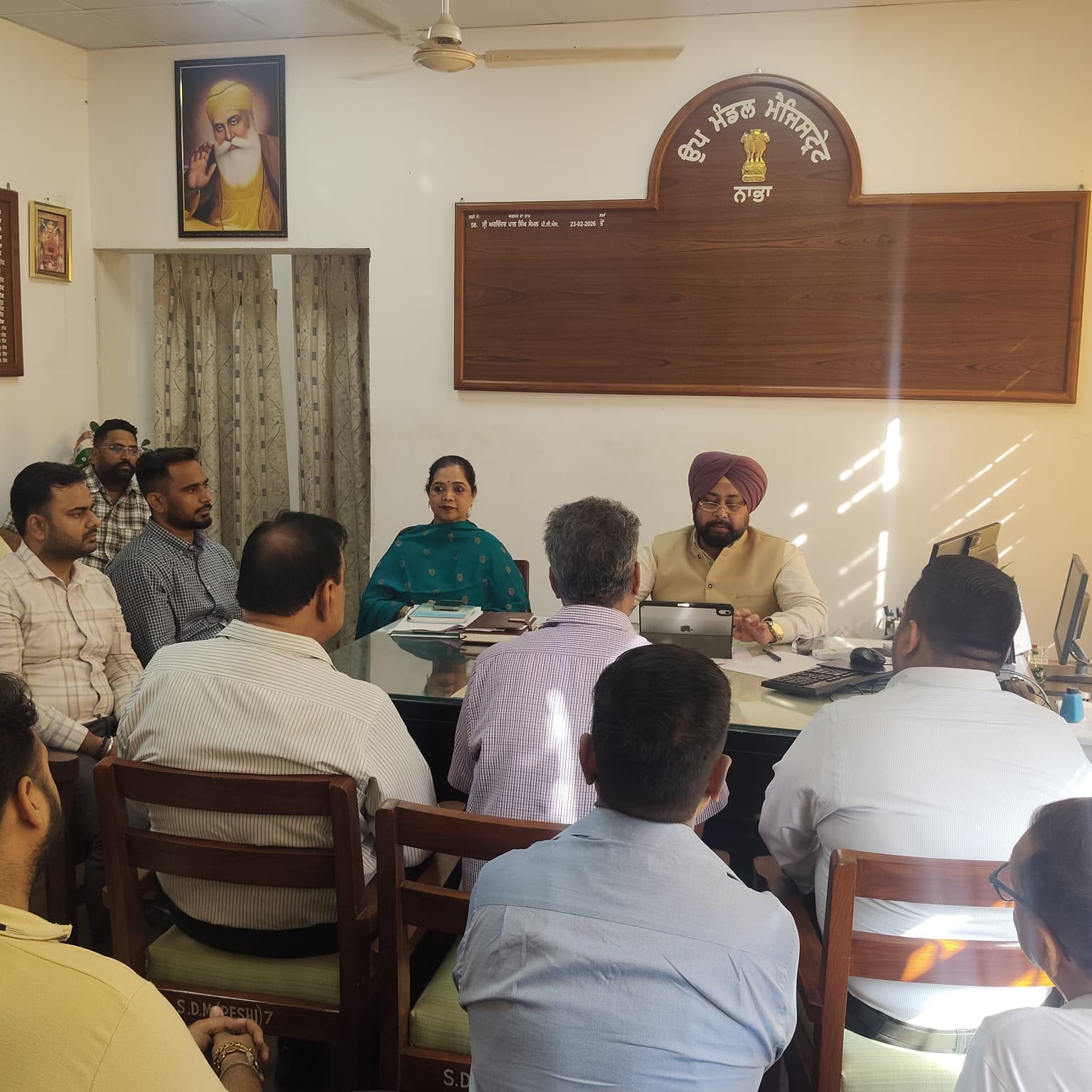 Patiala News:SDM and DHO Meet Sweet Shop Owners, Dairy Sellers Ahead of Festive Season in Nabha