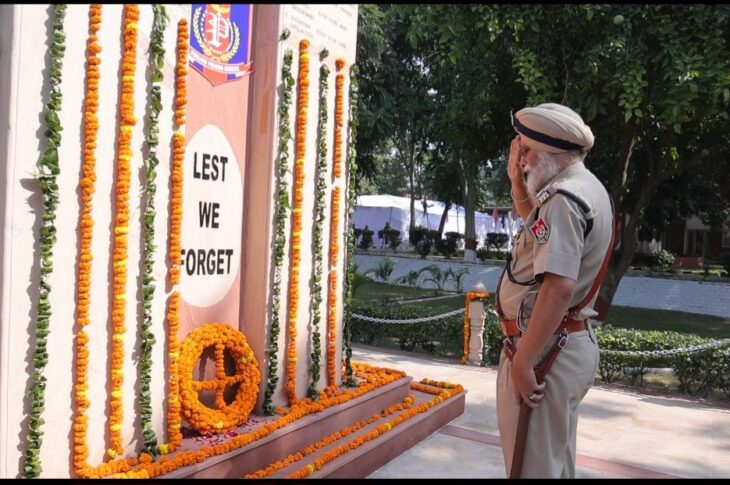 Patiala News:Punjab Jail Department pays tribute to 12 officers and employees who died in the line of duty, honors families